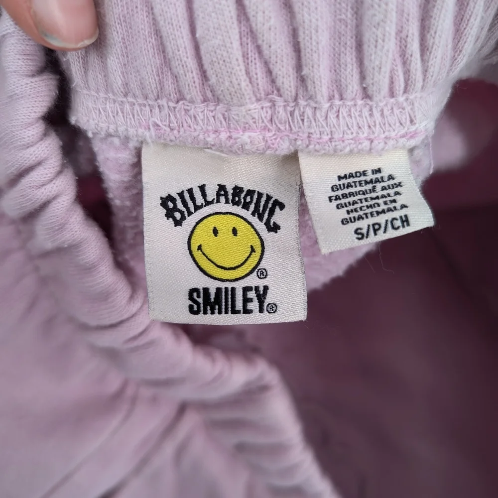 Billabong x Smiley Ridin Happy Set Pink Size Small - Picture 14 of 16